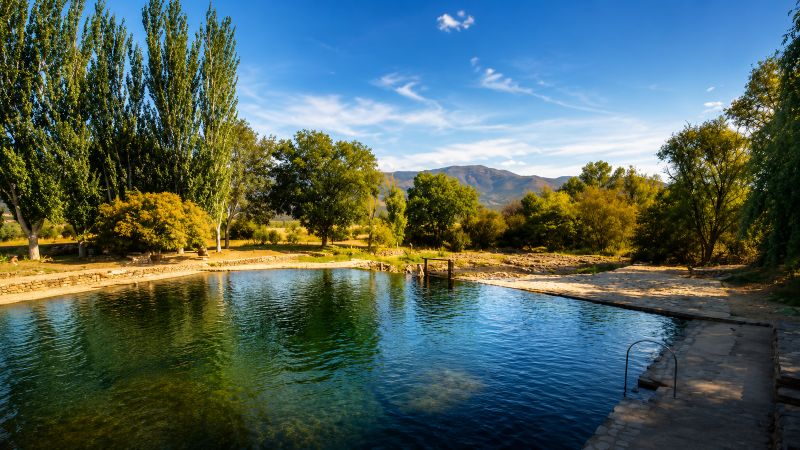 piscina natural de la granja